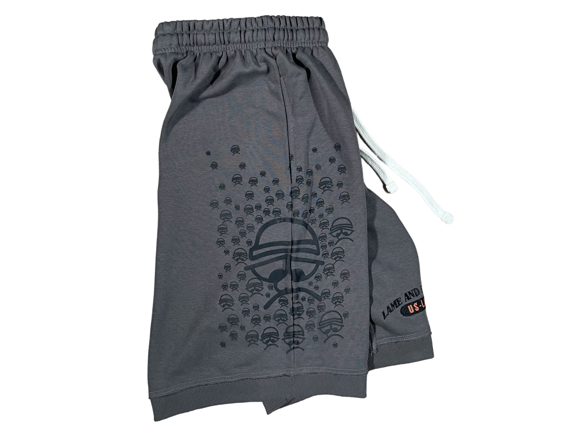 US-LAB OVER SIZED SHORTS (GRAY)