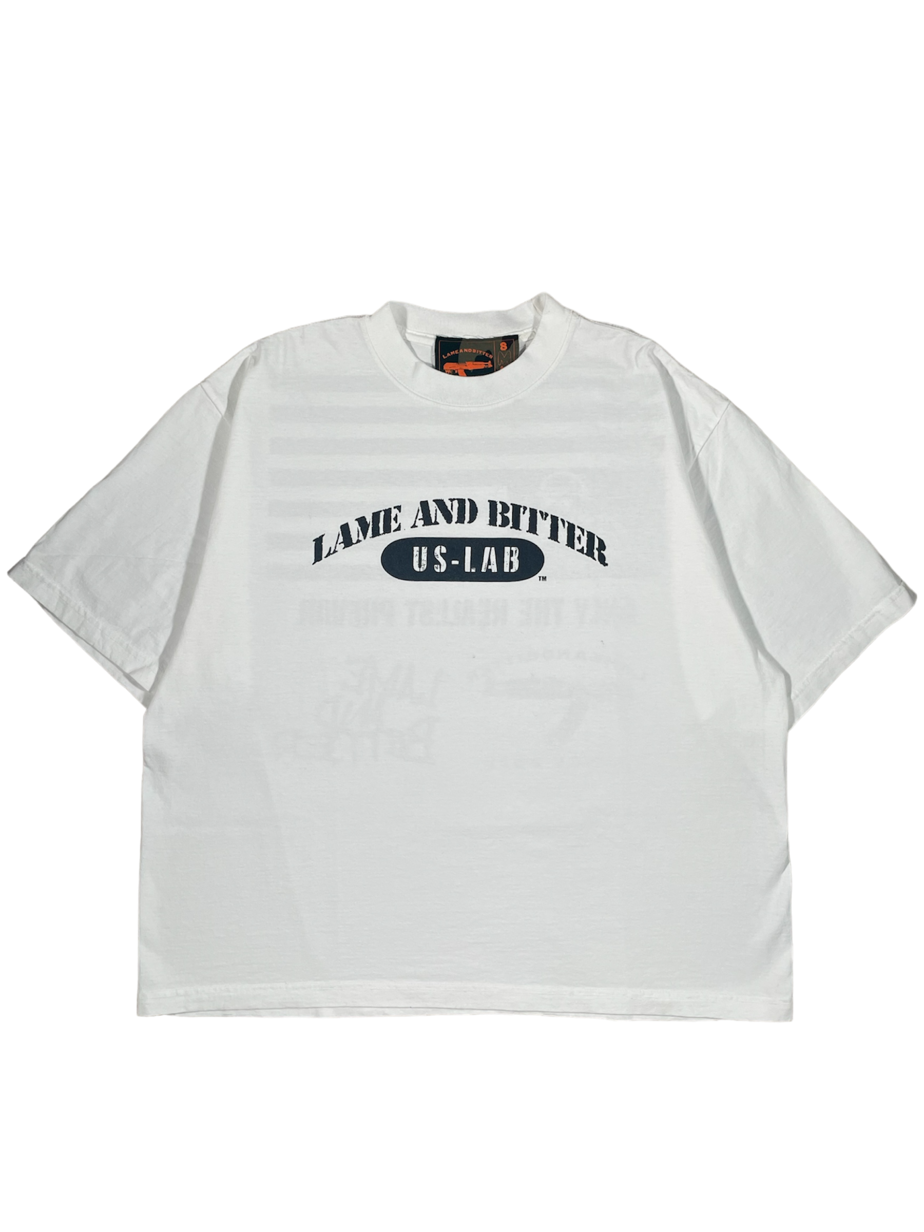 US-LAB OVER SIZED TEE (WHITE)