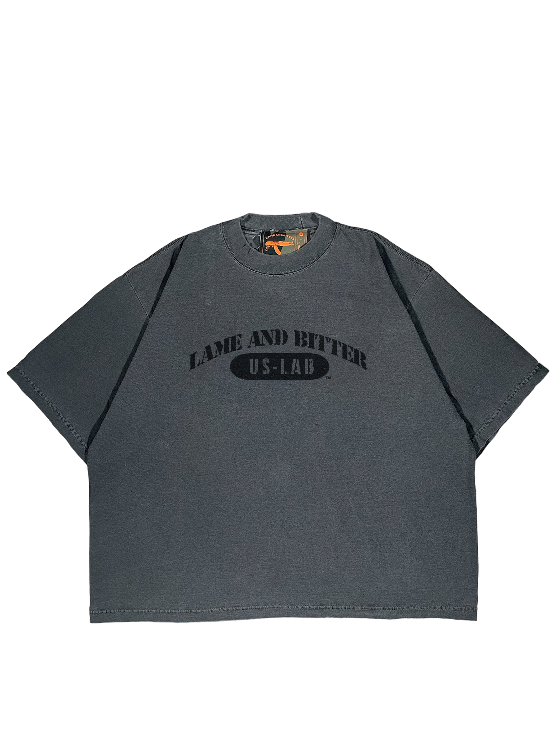 US-LAB OVER SIZED TEE (GRAY)