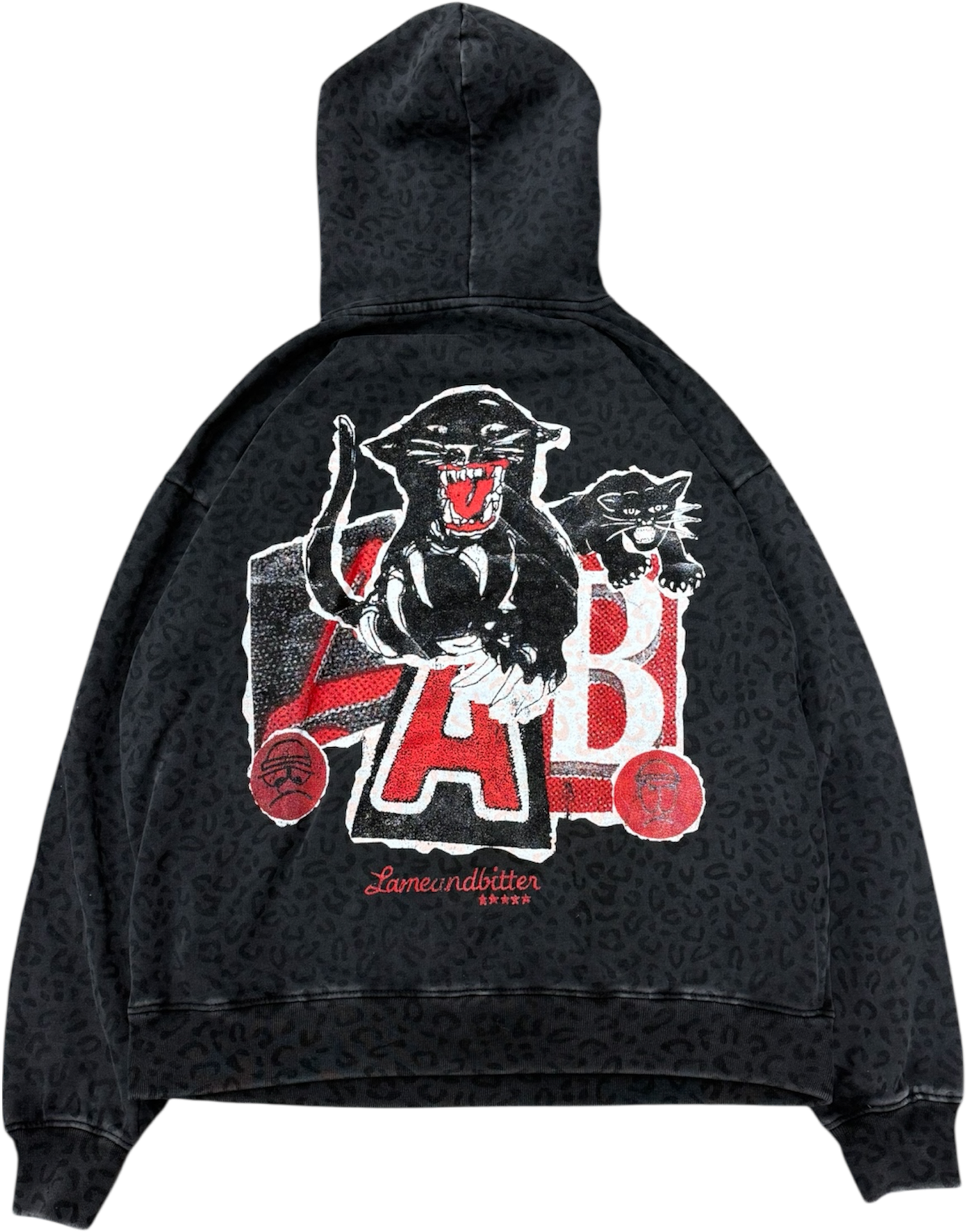 Black Leopard Hoodie