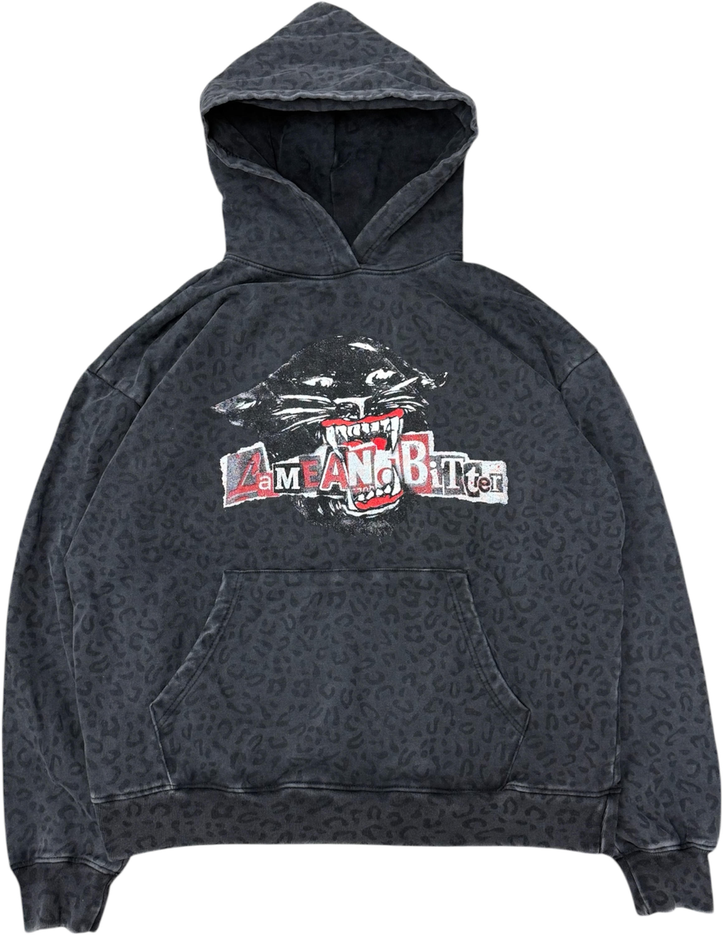 Black Leopard Hoodie