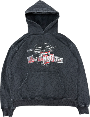 Black Leopard Hoodie