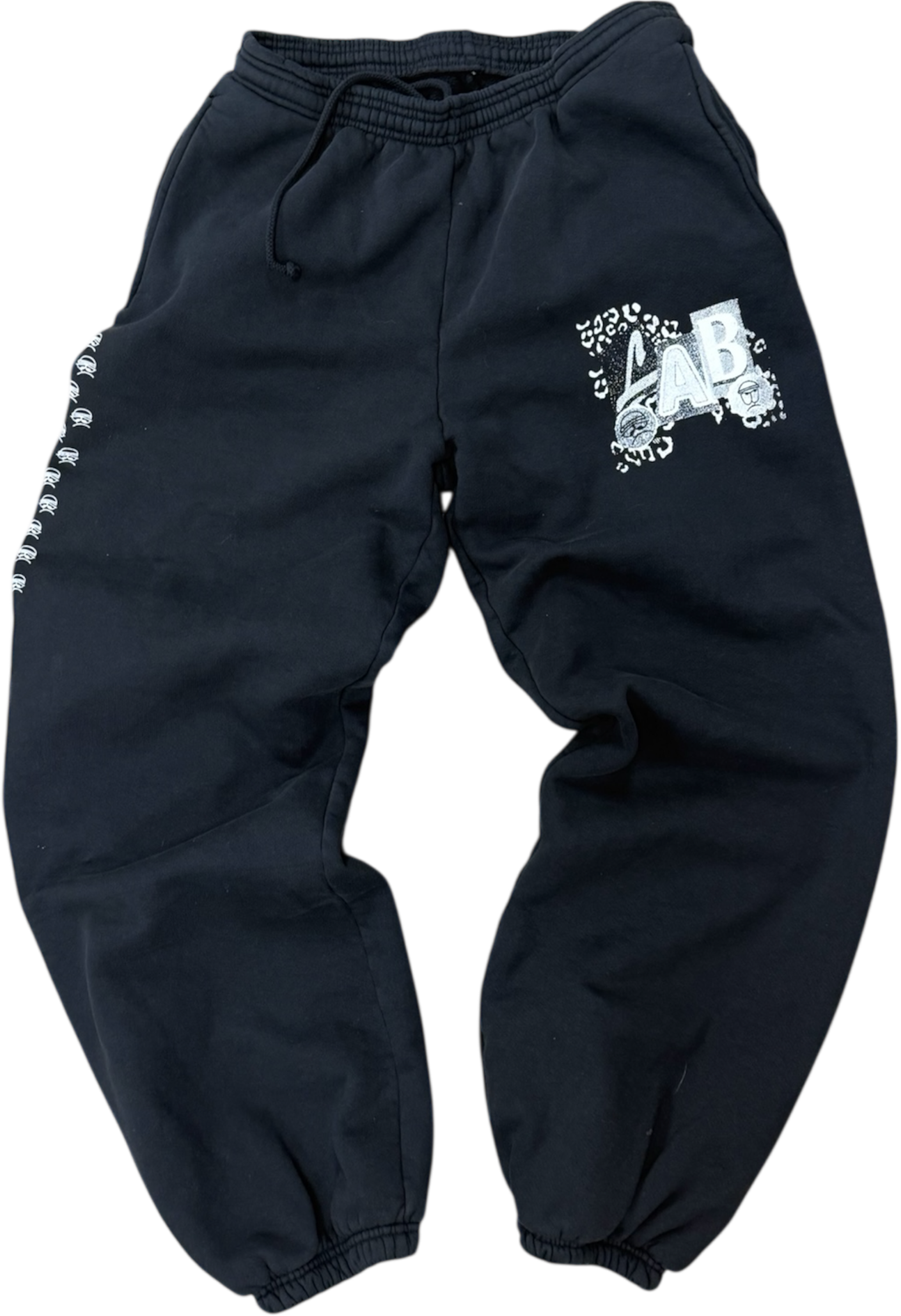 Black Leopard Sweats