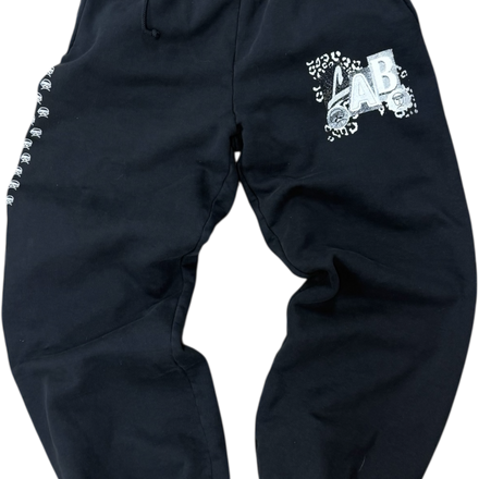 Black Leopard Sweats
