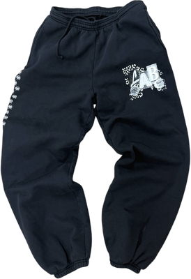 Black Leopard Sweats