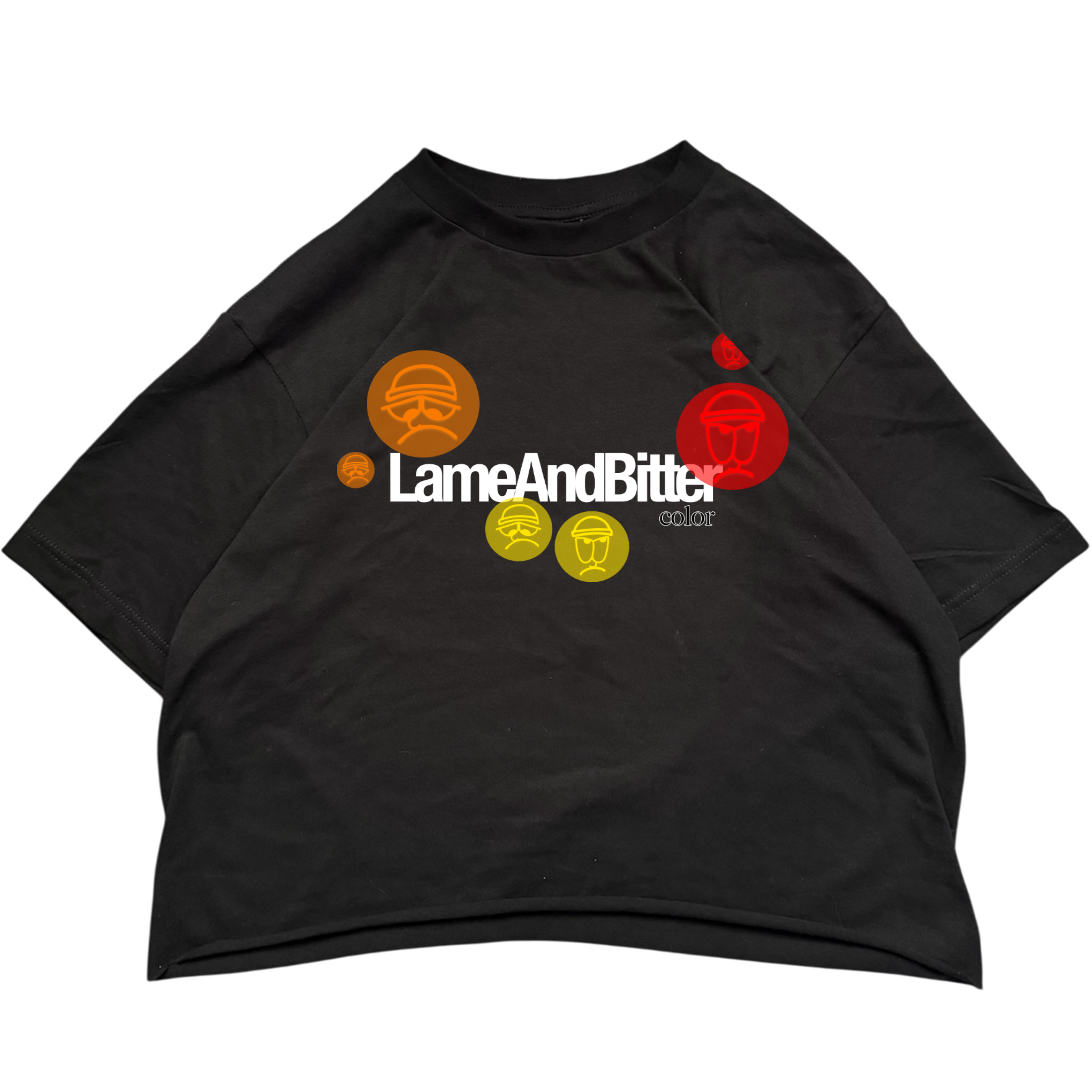 Cropped LAB color tee