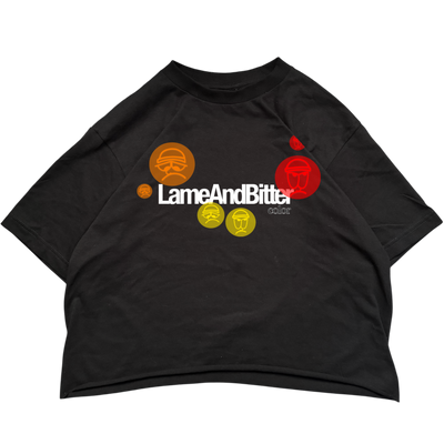Cropped LAB color tee